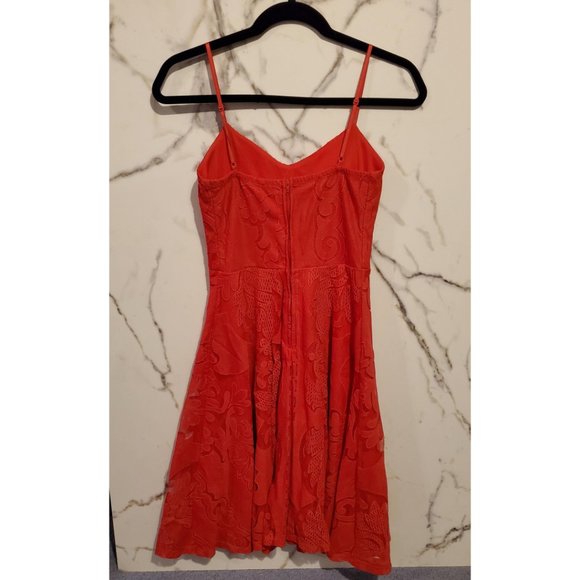 Urban Heritage Red Lace Sundress, M - Picture 2 of 7